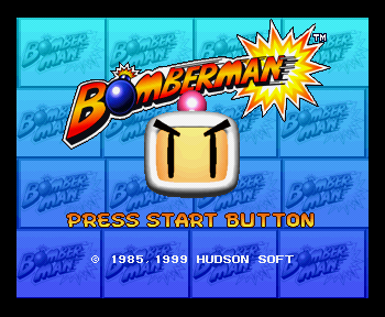 Bomberman (Europe) Title Screen